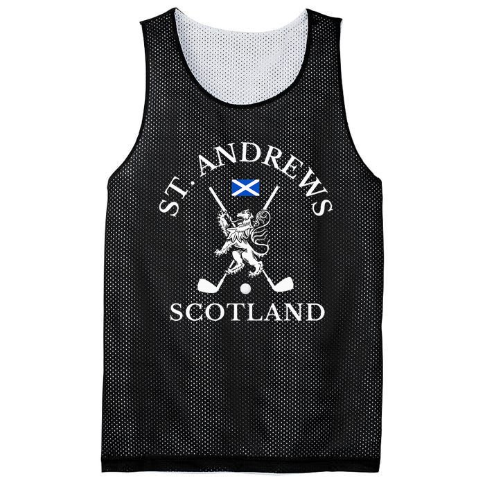 St. Andrews Scotland Golf Mesh Reversible Basketball Jersey Tank