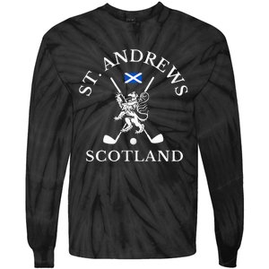 St. Andrews Scotland Golf Tie-Dye Long Sleeve Shirt