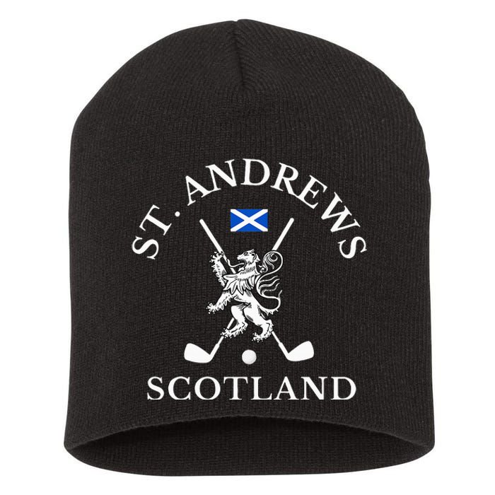 St. Andrews Scotland Golf Short Acrylic Beanie