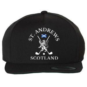 St. Andrews Scotland Golf Wool Snapback Cap