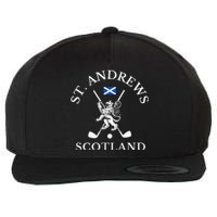 St. Andrews Scotland Golf Wool Snapback Cap