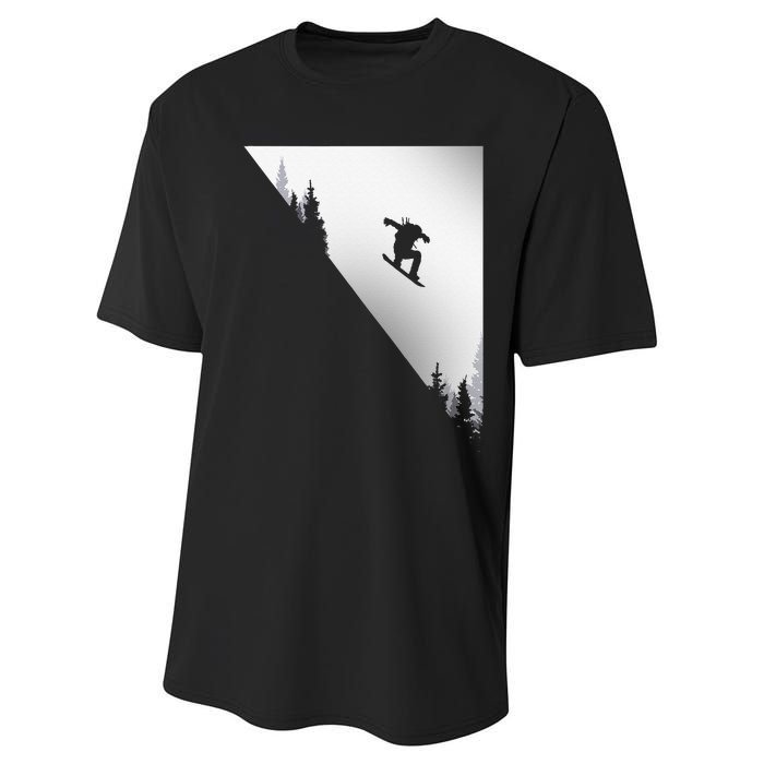 Snowboard Apparel Snowboarding Snowboarder Snowboard Performance Sprint T-Shirt