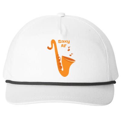 Saxy AF Snapback Five-Panel Rope Hat