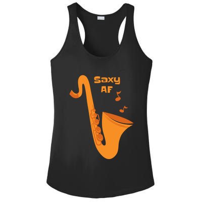 Saxy AF Ladies PosiCharge Competitor Racerback Tank