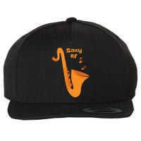 Saxy AF Wool Snapback Cap