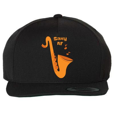 Saxy AF Wool Snapback Cap