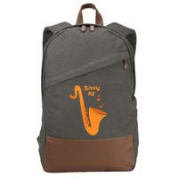 Saxy AF Cotton Canvas Backpack