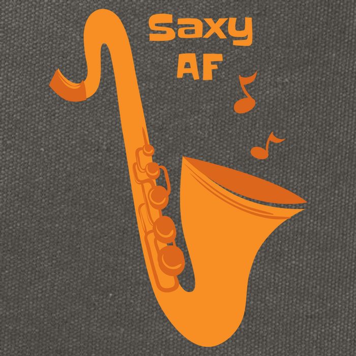 Saxy AF Cotton Canvas Backpack