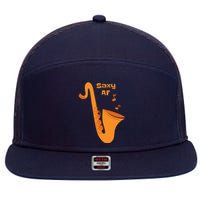 Saxy AF 7 Panel Mesh Trucker Snapback Hat