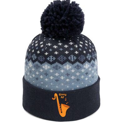 Saxy AF The Baniff Cuffed Pom Beanie