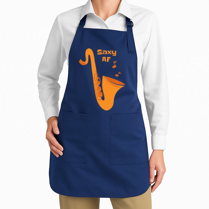 Saxy AF Full-Length Apron With Pockets