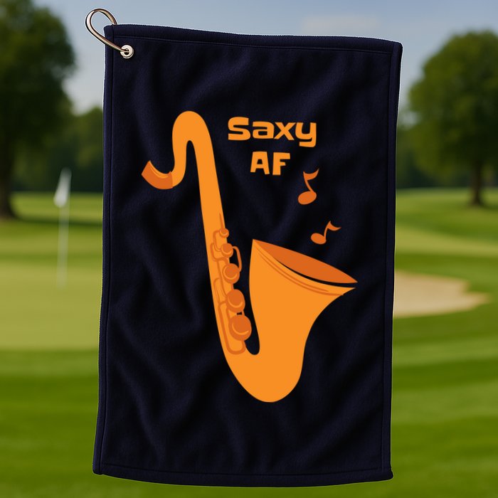 Saxy AF Golf Towel