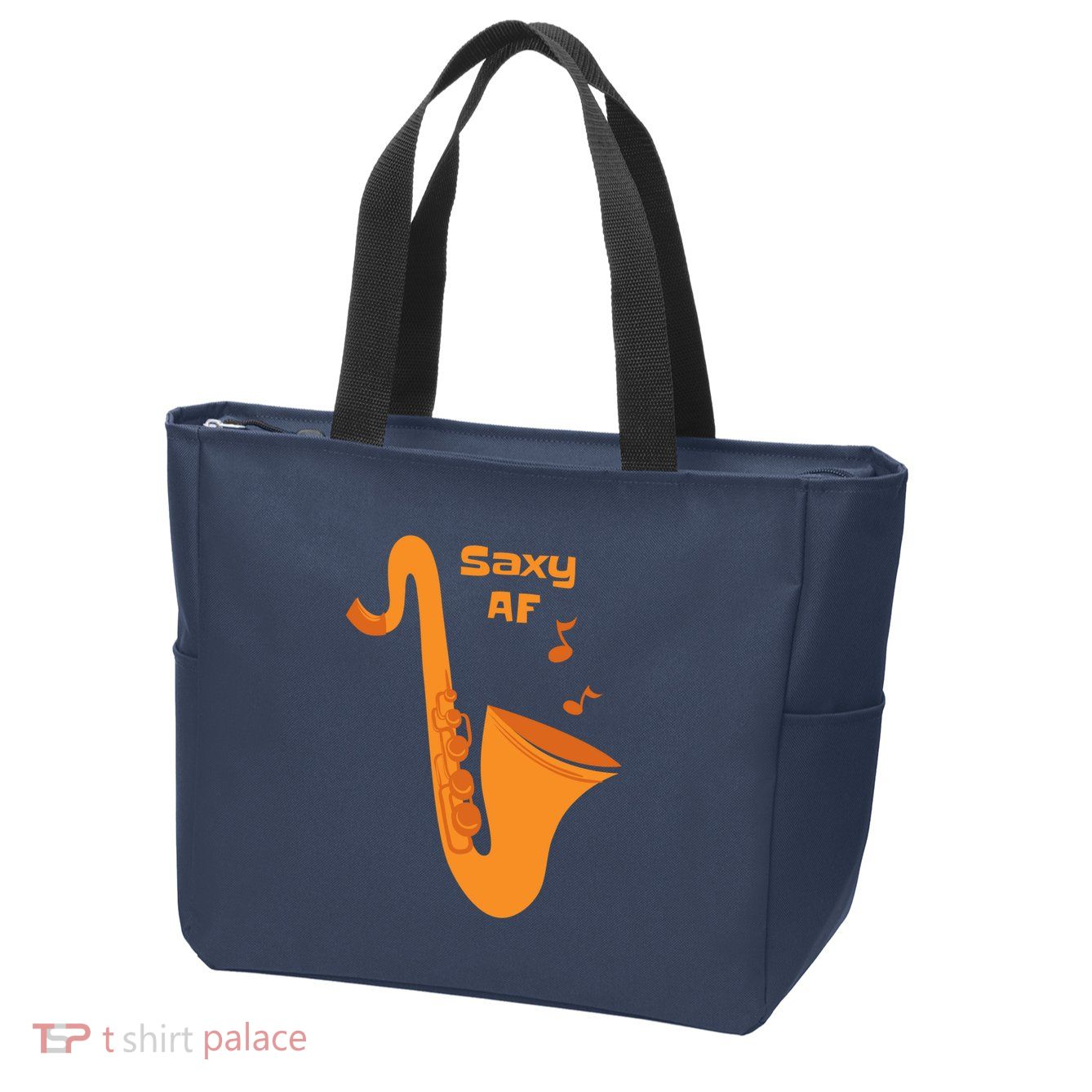 Saxy AF Zip Tote Bag