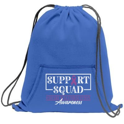 Support Awareness Squad I CM Cerebellum Chiari Malformation Sweatshirt Cinch Pack Bag