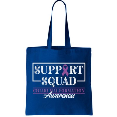 Support Awareness Squad I CM Cerebellum Chiari Malformation Tote Bag