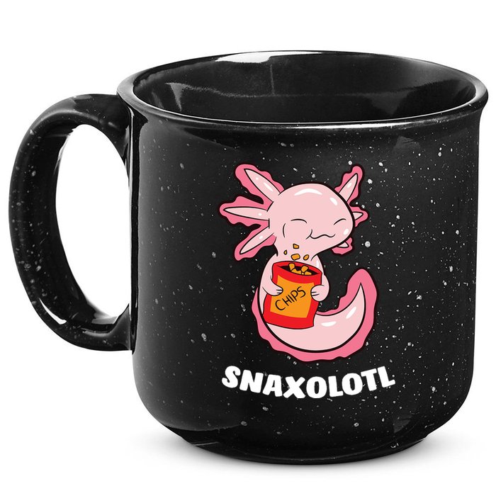 Snaxolotl Axolotls 15oz Campfire Ceramic Mug