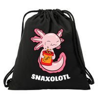 Snaxolotl Axolotls Drawstring Bag