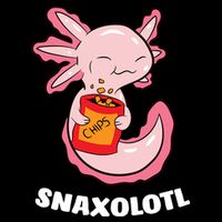 Snaxolotl Axolotls Drawstring Bag