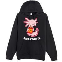 Snaxolotl Axolotls Premium Pullover Hoodie