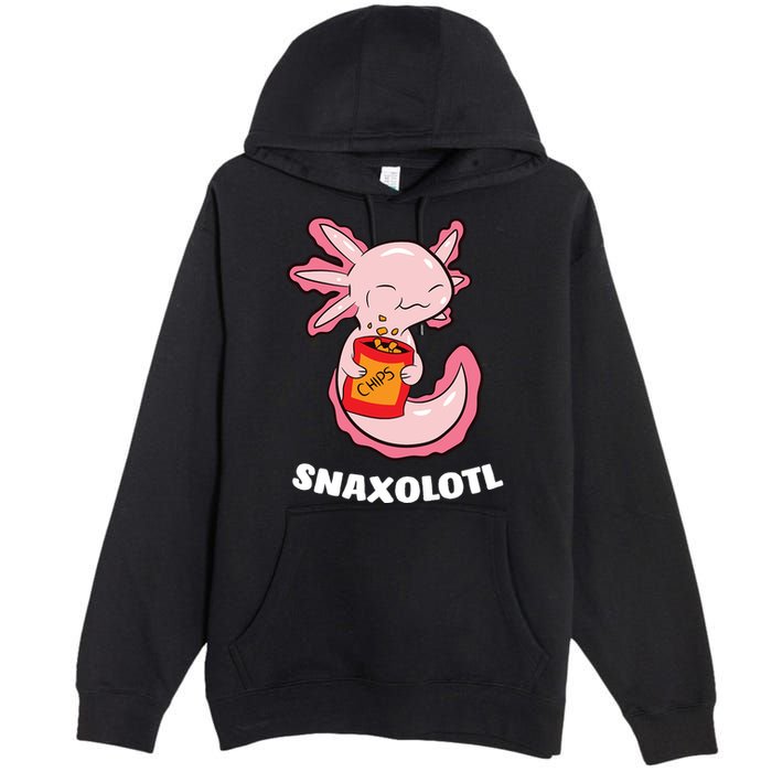 Snaxolotl Axolotls Premium Pullover Hoodie