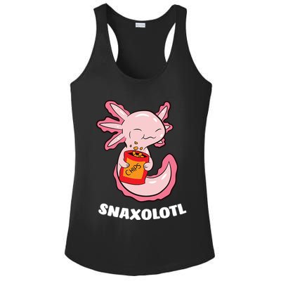 Snaxolotl Axolotls Ladies PosiCharge Competitor Racerback Tank
