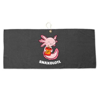 Snaxolotl Axolotls Large Microfiber Waffle Golf Towel