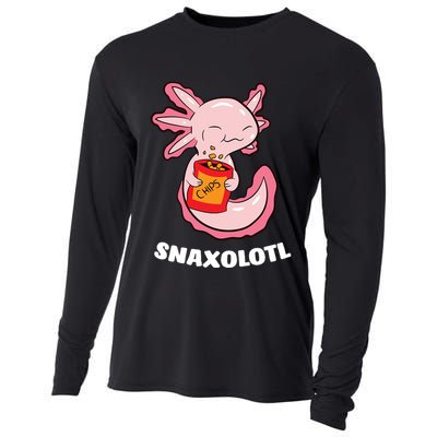 Snaxolotl Axolotls Cooling Performance Long Sleeve Crew