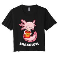 Snaxolotl Axolotls Crop Top