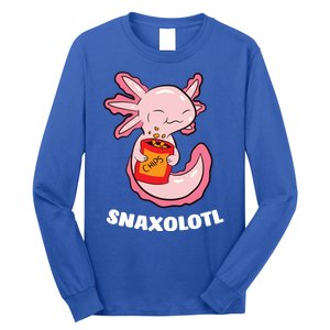 Snaxolotl Axolotls Long Sleeve Shirt