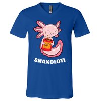 Snaxolotl Axolotls V-Neck T-Shirt