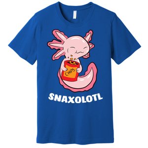 Snaxolotl Axolotls Premium T-Shirt