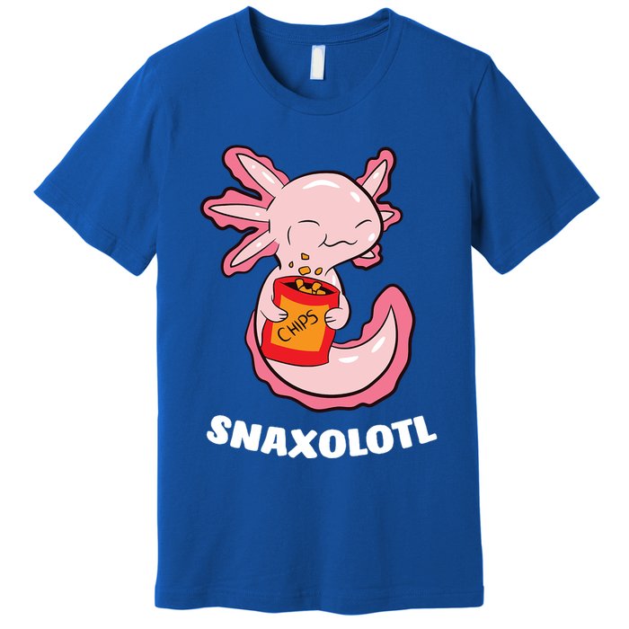 Snaxolotl Axolotls Premium T-Shirt