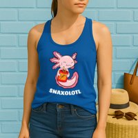 Snaxolotl Axolotls Womens Tank Top