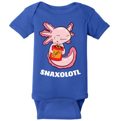 Snaxolotl Axolotls Baby Bodysuit