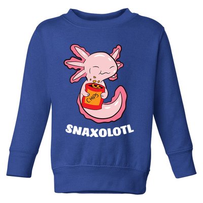 Snaxolotl Axolotls Toddler Sweatshirt