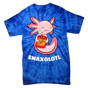 Snaxolotl Axolotls Tie-Dye T-Shirt