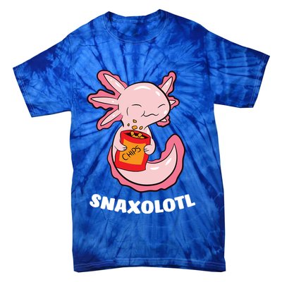 Snaxolotl Axolotls Tie-Dye T-Shirt