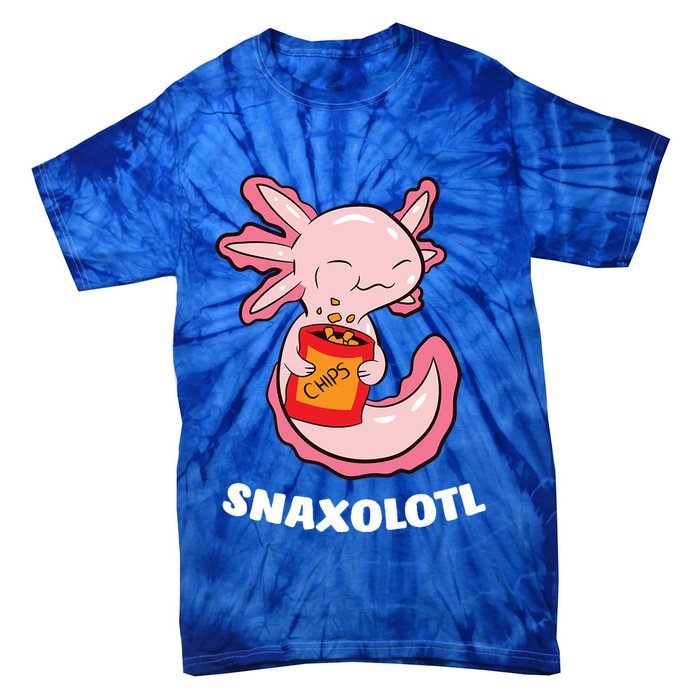 Snaxolotl Axolotls Tie-Dye T-Shirt