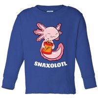 Snaxolotl Axolotls Toddler Long Sleeve Shirt