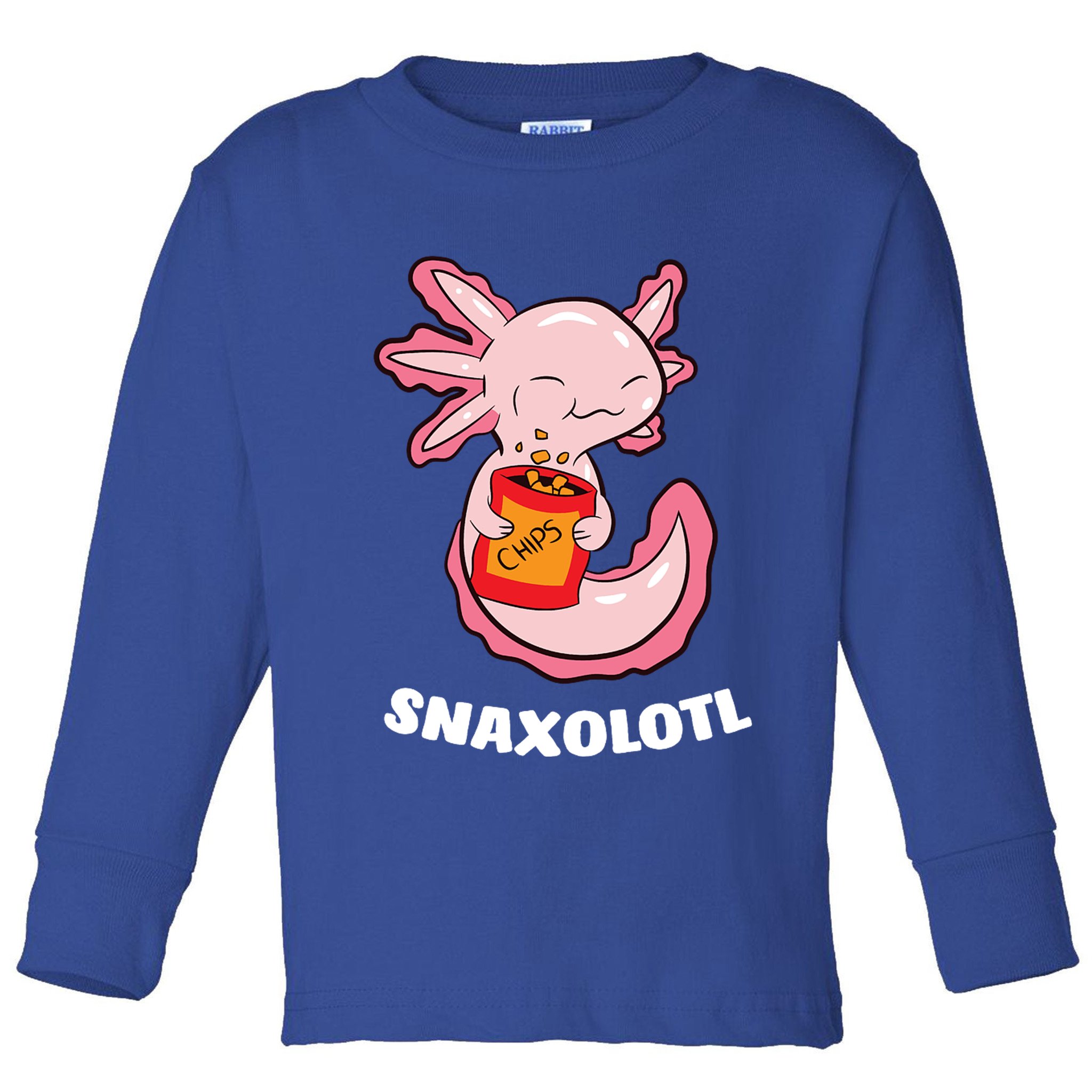 Snaxolotl Axolotls Toddler Long Sleeve Shirt
