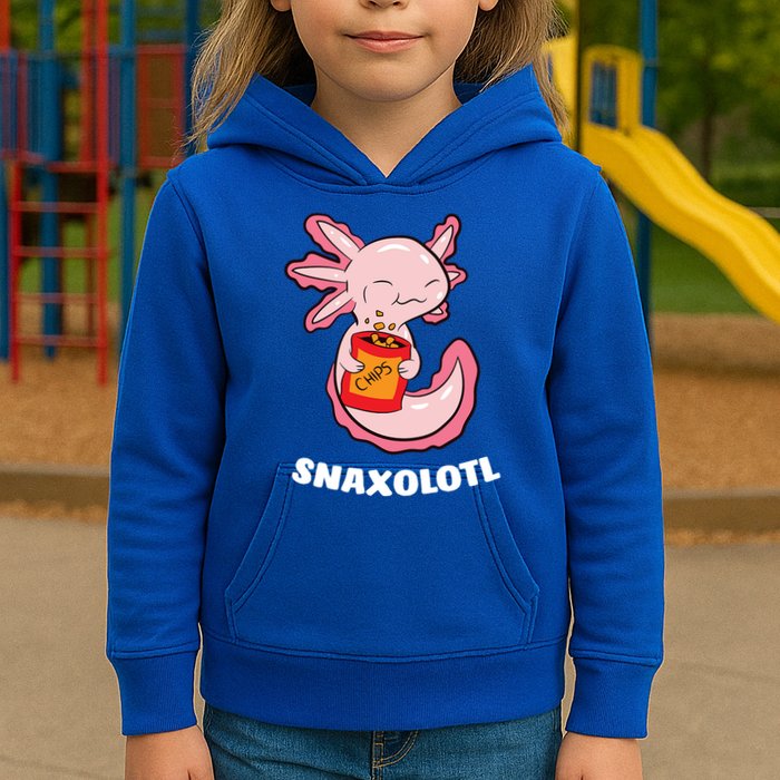 Snaxolotl Axolotls Kids Hoodie