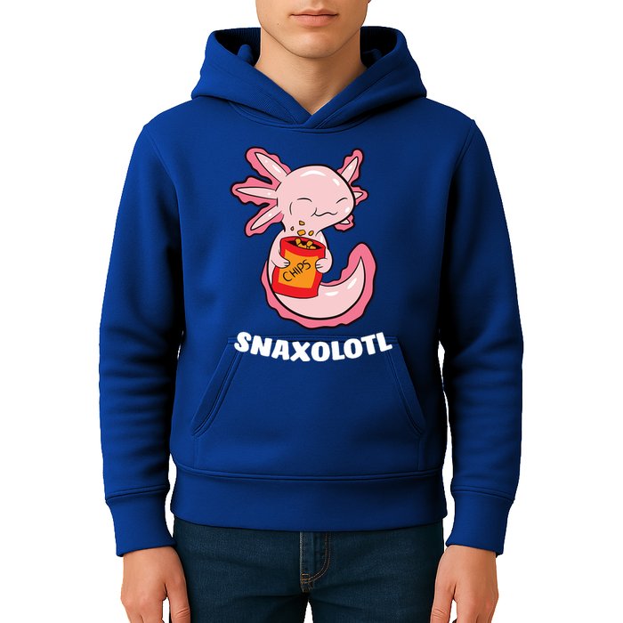 Snaxolotl Axolotls Kids Hoodie