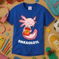 Snaxolotl Axolotls Kids T-Shirt