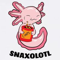 Snaxolotl Axolotls Garment-Dyed Sweatshirt