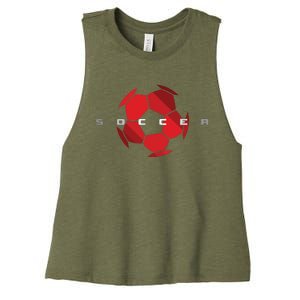 Soccer Apparel Soccer Women's Racerback Cropped Tank