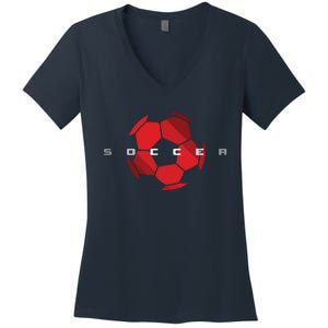 Soccer Apparel Soccer Women's V-Neck T-Shirt