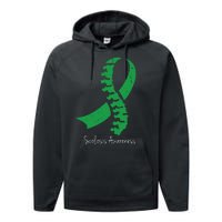 Scoliosis Awareness Performance Fleece Hoodie