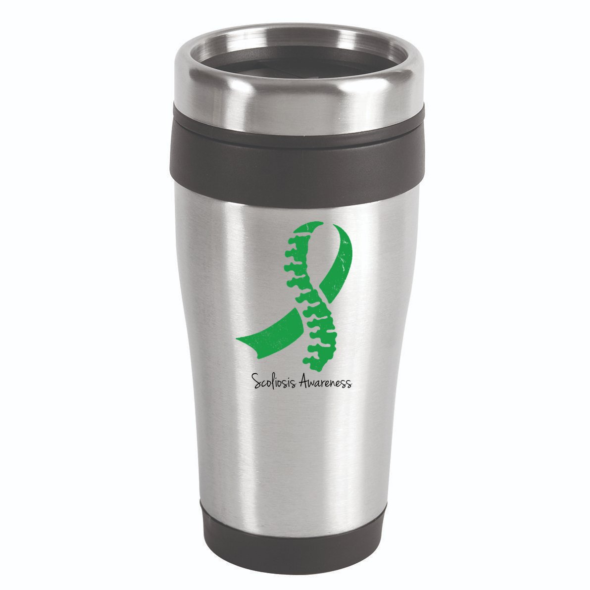 Scoliosis Awareness 16oz Travel Tumbler