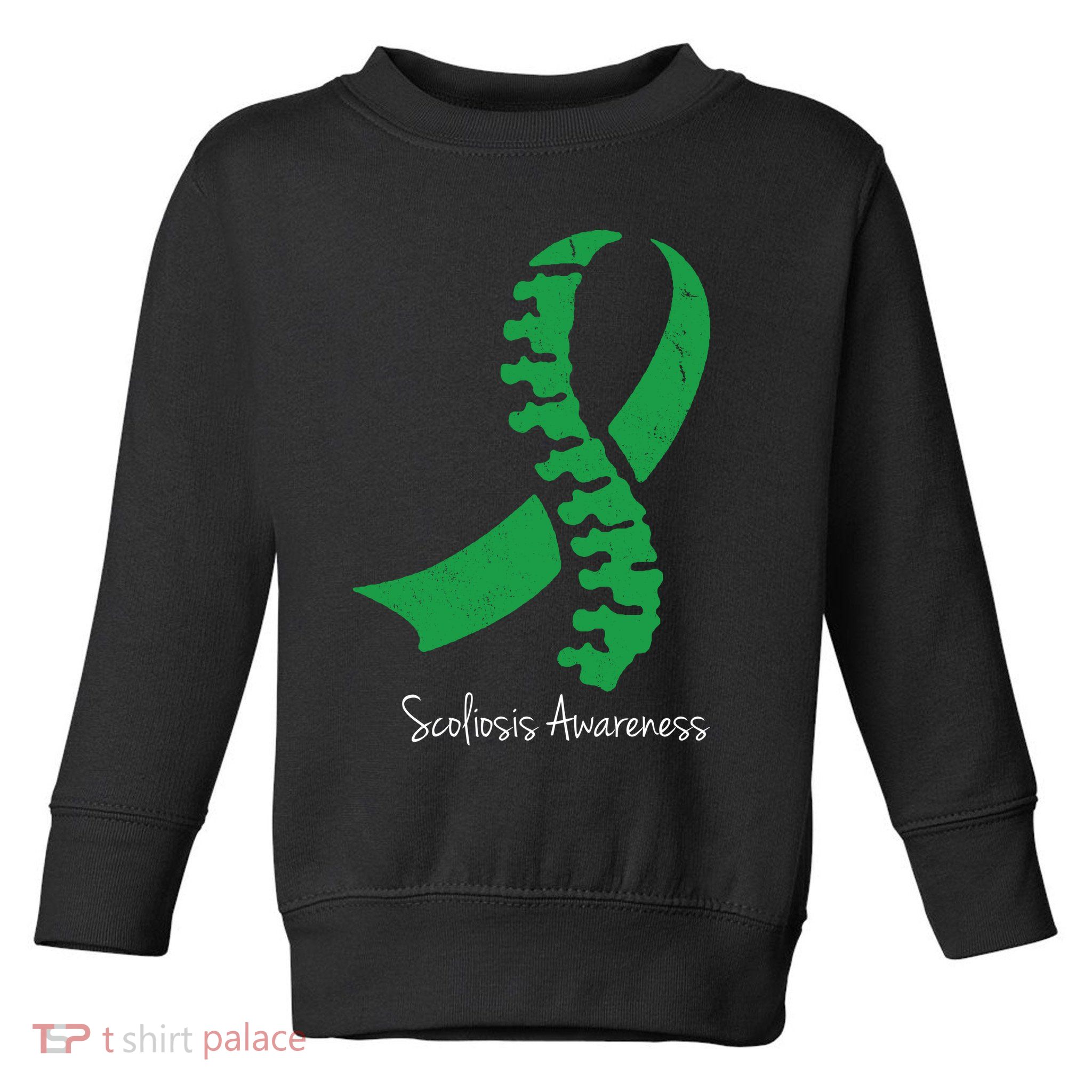 Scoliosis Awareness Toddler Sweatshirt