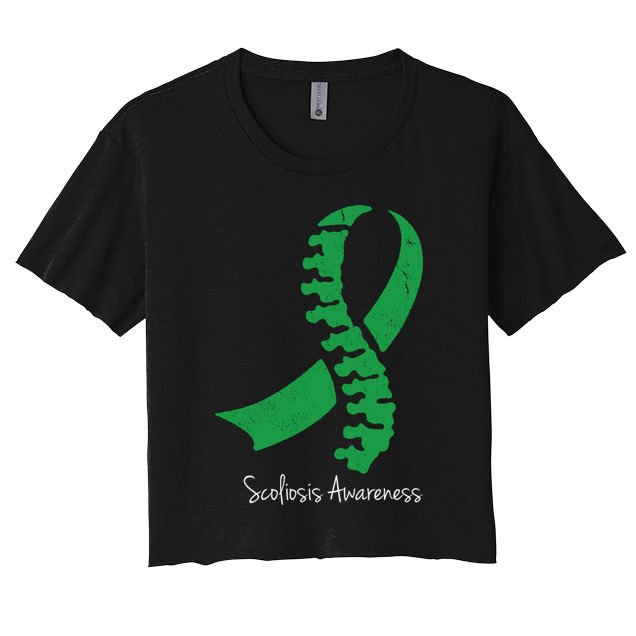 Scoliosis Awareness Crop Top